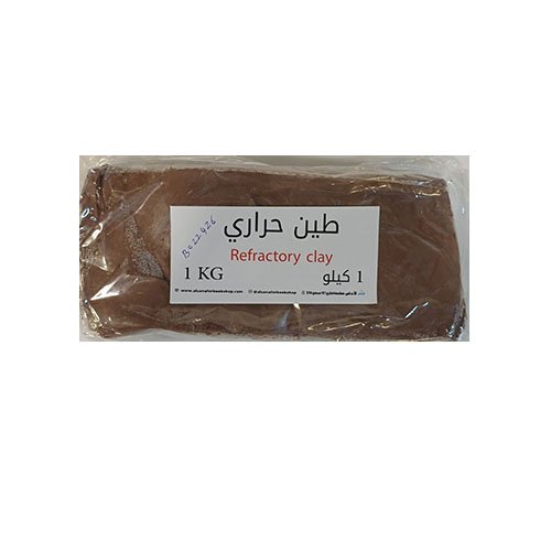 طين حراري 1 كيلو احمر