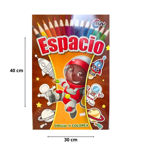 دفتر تلوين A3 + ستيكر Espacio