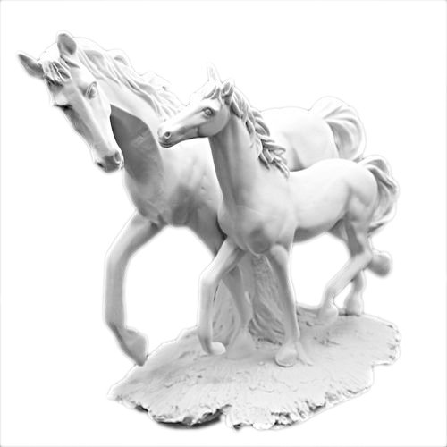 مجسم بوليستر 2 حصان (hb03-11)