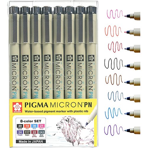 Pigma Micron PN 8 colors - ساكورا