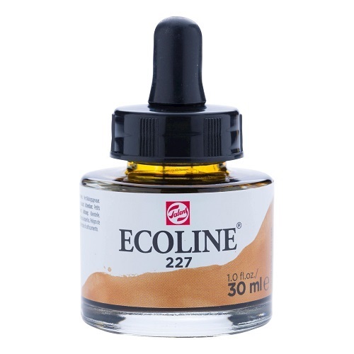Ecoline Liquid Watercolour Bottle 30 ml Yellow Ochre 227-  تالنس