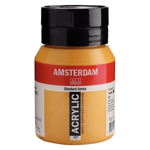 Amsterdam Standard Series Acrylic Paint  500 ml Yellow Ochre 227 تالنس 