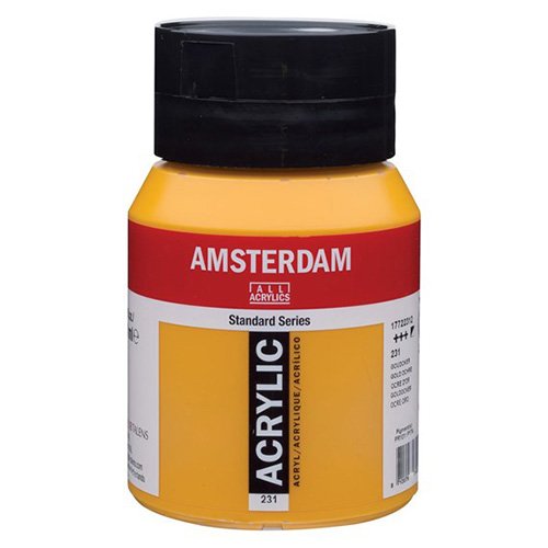 Amsterdam Standard Series Acrylic Paint  500 ml Gold Ochre 231 تالنس 