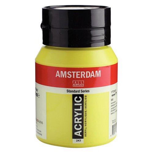 Amsterdam Standard Series Acrylic Paint  500 ml Greenish Yellow 243 تالنس 