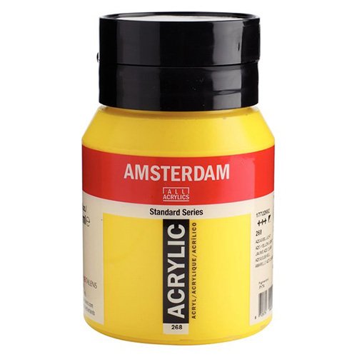 Amsterdam Standard Series Acrylic Paint  500 ml Azo yellow light 268 تالنس 
