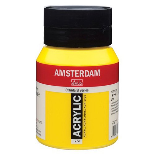 Amsterdam Standard Series Acrylic Paint  500 ml Transparent Yellow Green 272 تالنس 