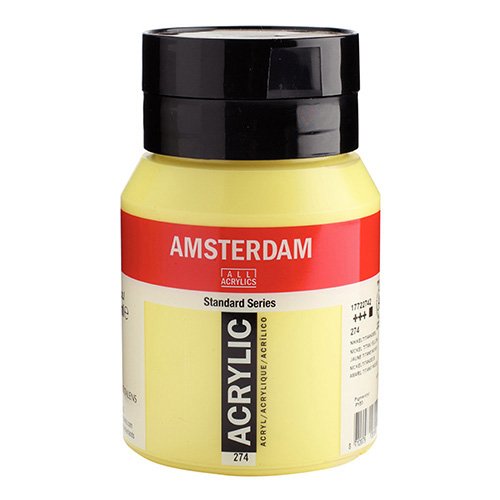 Amsterdam Standard Series Acrylic Paint  500 ml Nickel Titanium Yellow 274 تالنس 