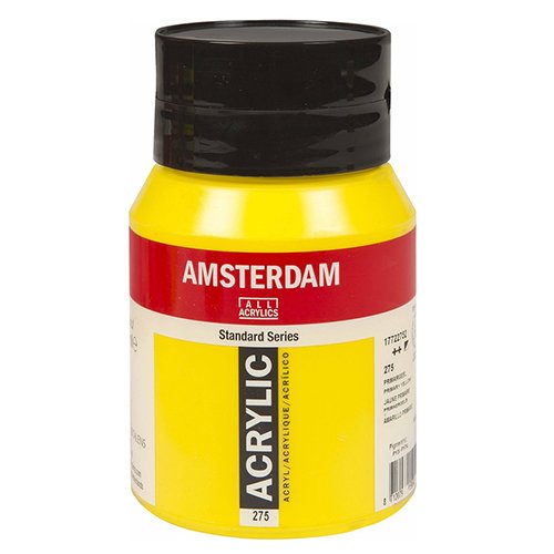 Acrylic 500 ML 275 Primary Yellow Amsterdam