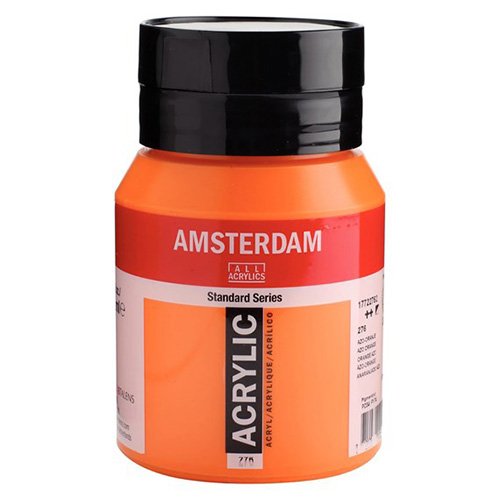 Amsterdam Standard Series Acrylic Paint  500 ml Azo orange 276 تالنس 