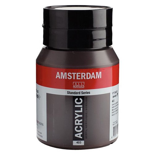 Amsterdam Standard Series Acrylic Paint  500 ml Vandyke Brown 403 تالنس 