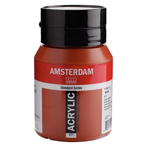 Amsterdam Standard Series Acrylic Paint  500 ml Burnt Sienna 411 تالنس 