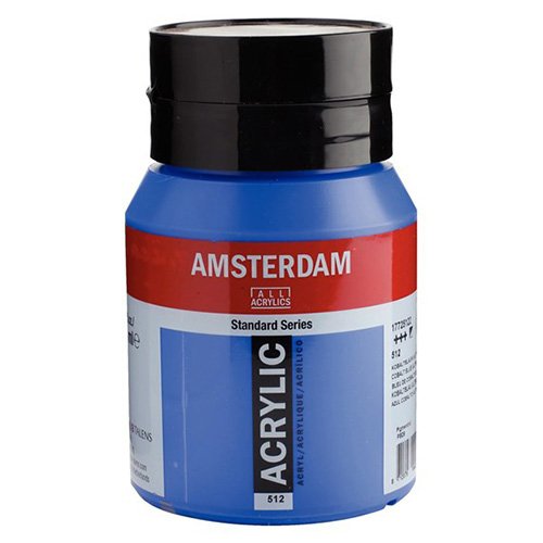 Amsterdam Standard Series Acrylic Paint  500 ml Cobalt blue (Ultramine) 512 تالنس 