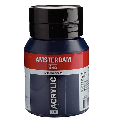 Acrylic 500 ML 566 Prussian Blue Amsterdam