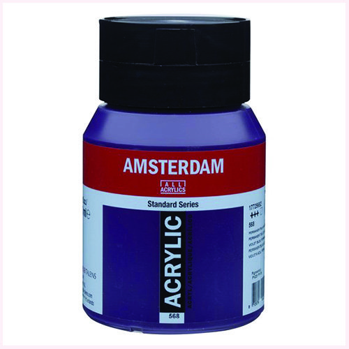 Amsterdam Standard Series Acrylic Paint  500 ml Permanent blue violet 568تالنس 