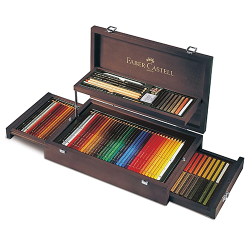 Art & Graphic Collection wood case 110086 exclusive set -فبير كاستل