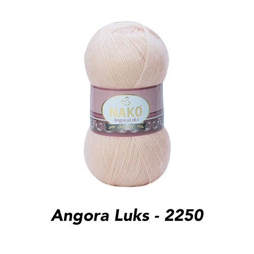 خيط صوف NAKO - ANGORA LUKS -2250-100G