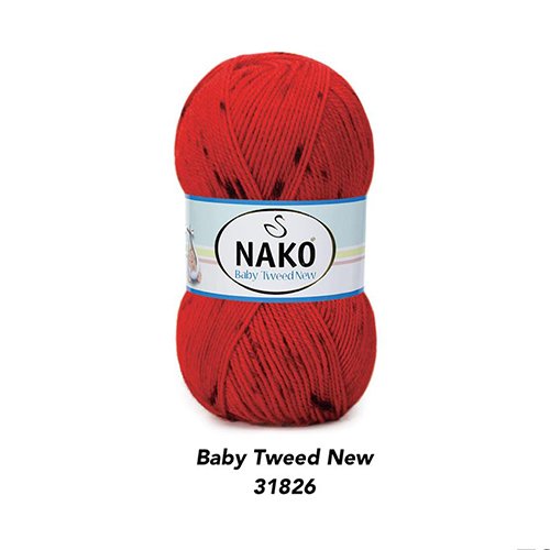 خيط صوف NAKO  -  BABY TWEED NEW -31826