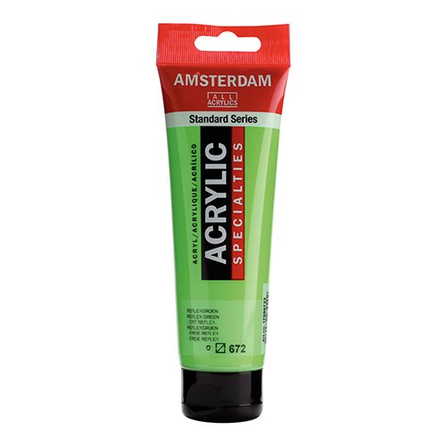 Amsterdam Standard Series Acrylic Paint  120 ml Reflex green 672  تالنس 