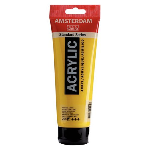 Amsterdam Standard Series Acrylic Paint  250 ml Azo yellow light 268 تالنس 