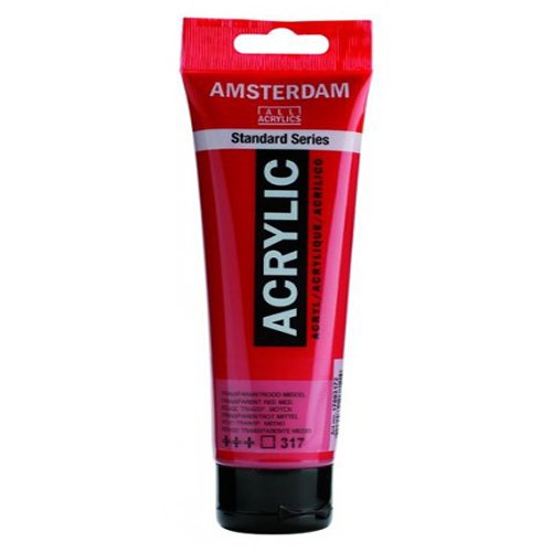 Amsterdam Standard Series Acrylic Paint  250 ml Transparent red medium 317 تالنس 