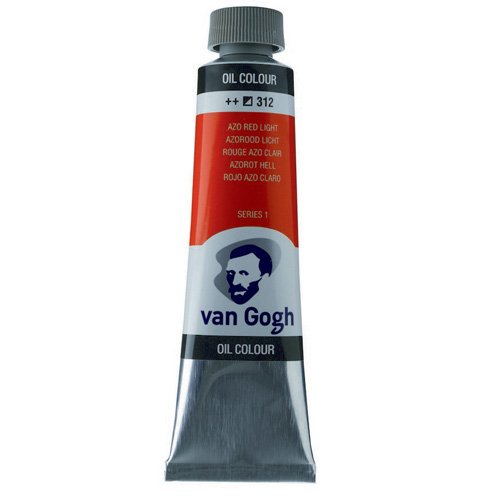 Van Gogh Oil Colour Paint 40 ml Azo Red Light 312تالنس 
