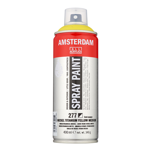 Amsterdam Spray Paint 400 ml Nickel titanium yellow medium 277تالنس 