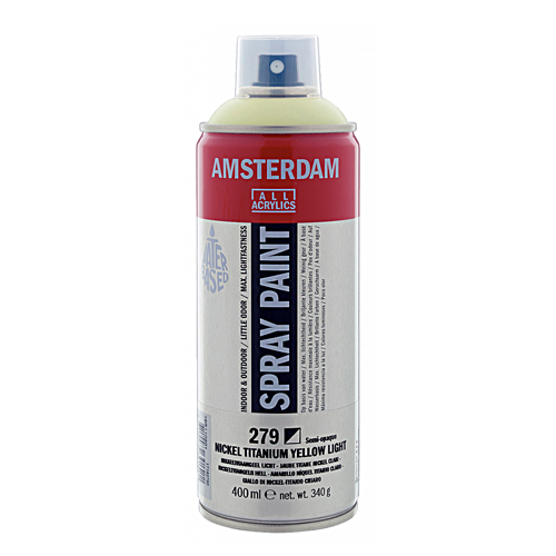 Amsterdam Spray Paint 400 ml Nickel titanium yellow light 279تالنس 