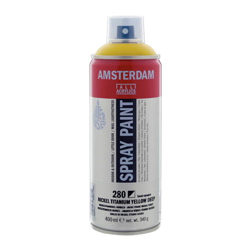 Amsterdam Spray Paint 400 ml Nickel titanium yellow deep 280تالنس 