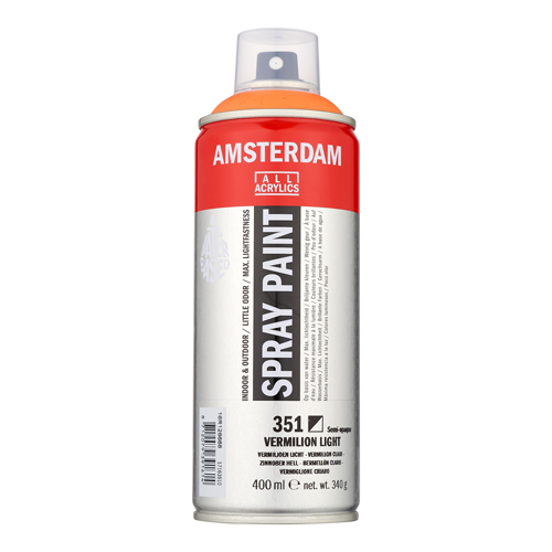 Amsterdam Spray Paint 400 ml Vermilion Light 351تالنس 
