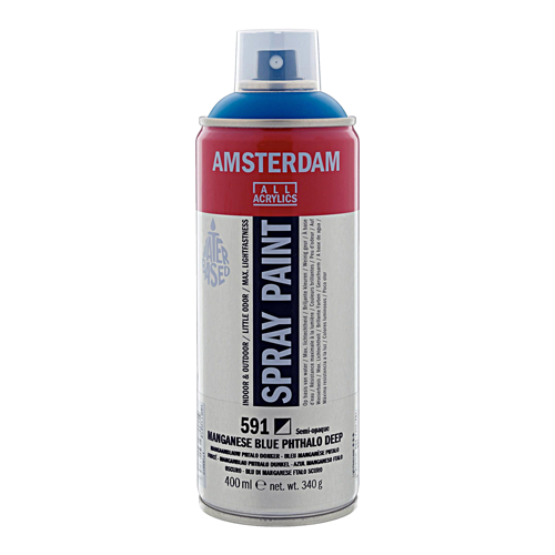 Amsterdam Spray Paint 400 ml Manganese blue phthalo 591تالنس 