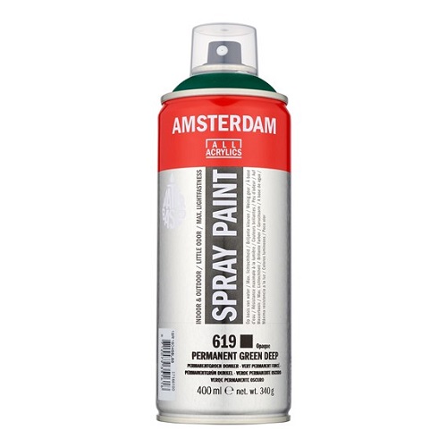 Amsterdam Spray Paint 400 ml Permanent green deep 619تالنس 