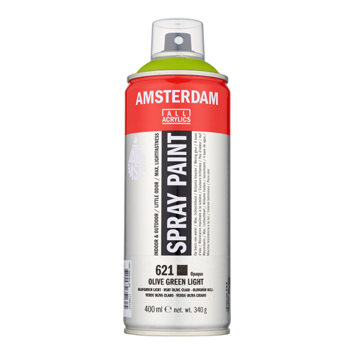 AmsterdamSpray Paint 400 ml Olive green light 621تالنس 