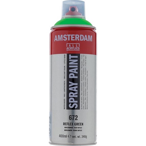 Amsterdam Spray  Paint 400 ml - Reflex Green 672 - تالنس