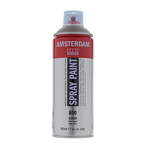 Amsterdam Spray Paint 400 ml Silver 800تالنس 