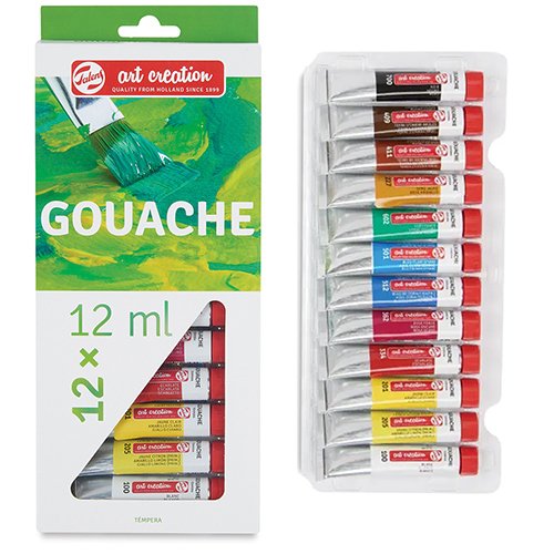 Paint  Gouache  Set 12x12 ml  talens
