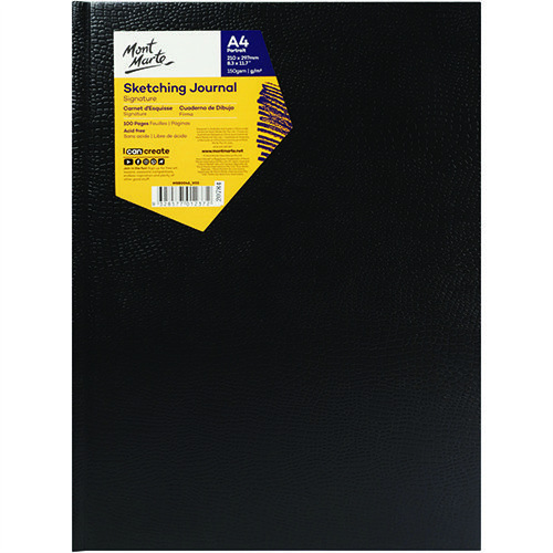 Xمونت مارت   XPaper Pad Sketch Journal Croc Portrait 100 Sheets 150gsm A4 