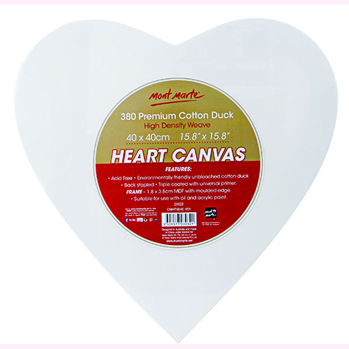 مونت مارت  Canvass Heart Shaped 40 x 40 cm