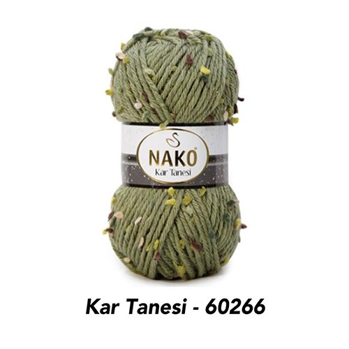 خيط صوف  NAKO  -   KAR TANESI 60266-100g