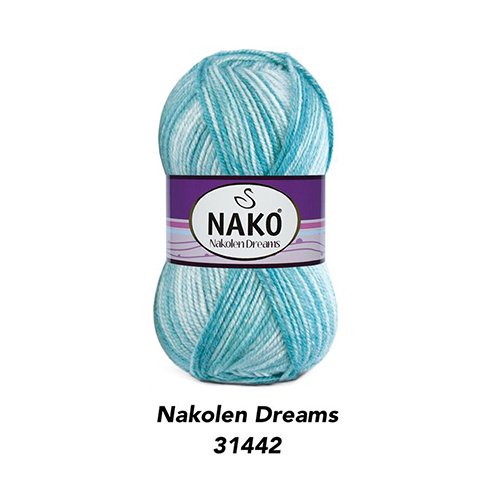 خيط صوف  NAKO -Nakolen Dreams 31442 -100g