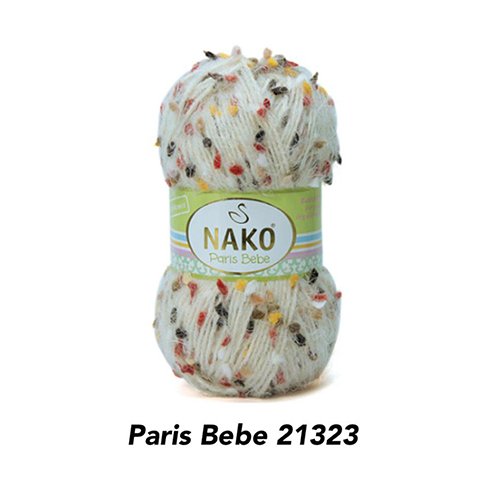 خيط صوف NAKO  -  PARIS BEBE 21323-100g