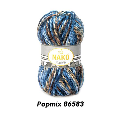 خيط صوف NAKO - POP MIX -86583-100G