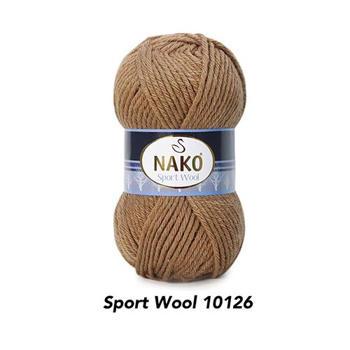 خيط صوف Nako -Sport Wool  10126-100g