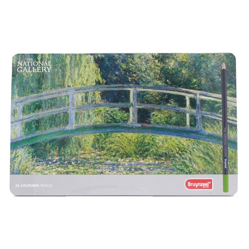National Gallery Coloured Pencils Tin 36 -برونزويل