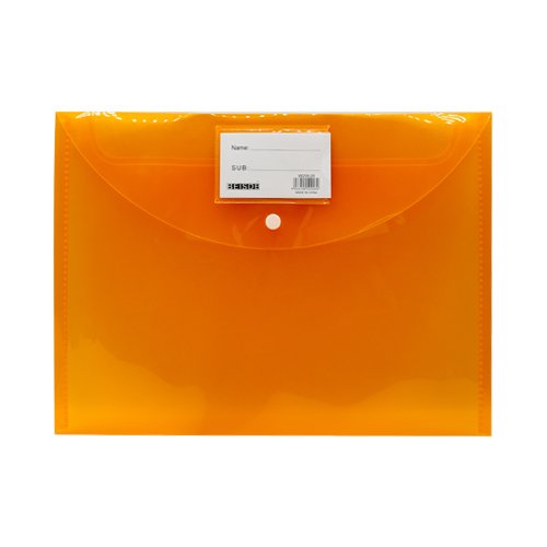 ملف ظرف كبسة BEISDE برتقالي - B5