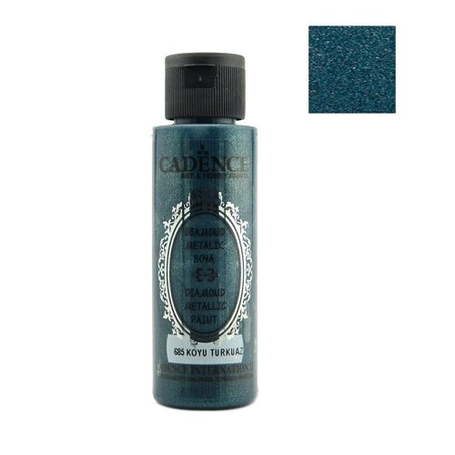 كادنس Diamond Metalic Paint (Dark Turquoise 685)70ml