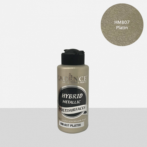 كادنس Hybrid Metallic Acrylic Multisurface (Platinium H-807)120ml