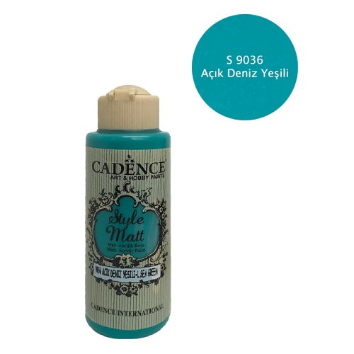 كادنس Acrylic Style Matt -(Light Sea Green S9036)-120ML
