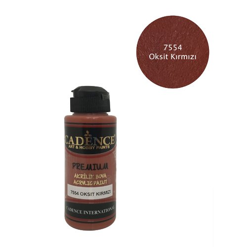 كادنس Acrylic Premium (Oxide Red 7554) 120ml