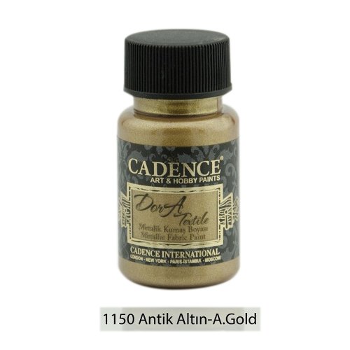 كادنس Dora Textile (Antique Gold 1150)-50ml