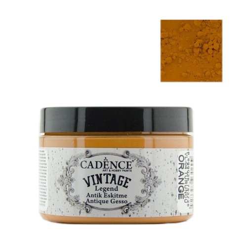 كادنس Vintage Legend Antique Gesso (VL-04 Orange )150ml